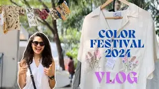 Natural Colour Festival 2024 vlog + fabric care tips #sustainablefashion