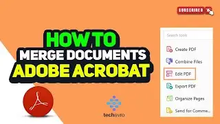 How to merge documents in adobe acrobat 2025