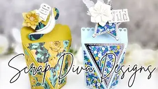 3D Double Self Closing Gift box | Scrap Diva Design