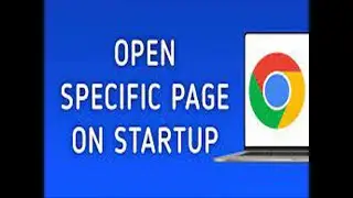 Set your homepage and startup page