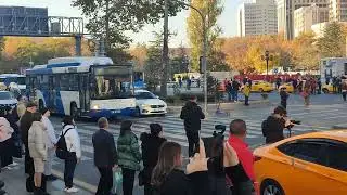 10 Kasım 2022 saat 09:05 Kızılay Ankara ATA'YA Saygı Duruşu Homage to ATAT&Uuml;RK 10 November Turkey