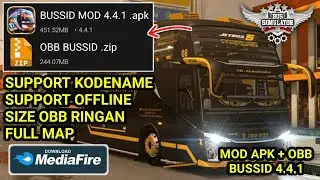 UPDATE BUSSID V4.4.1 OBB SOUND MERCY OH 1521 COOLER | FULL ROMBAK BUS TERBARU 2025