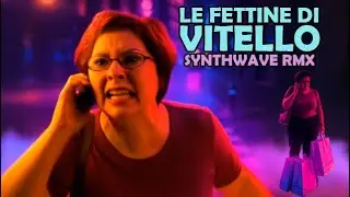 LE FETTINE DI VITELLO SYNTHWAVE REMIX #freebeatAI #aivideo