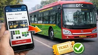 DTC Bus ki ticket 🎟️ online kaise le #Chatr aap se online ticket kaise le #Ticket kaise le online 