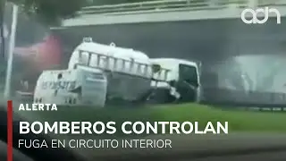🚨&iexcl;&Uacute;ltima Hora! Fuga de gas en pipa causa movilizaci&oacute;n sobre Circuito Interior