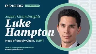 Luke Hampton, Head of Supply Chain at the Society of Motor Manufacturers and Traders (SMMT).