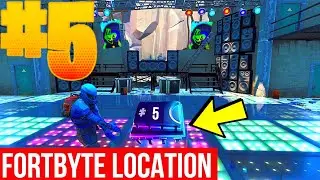 Fortbyte #5 Location Accessible By Using The Laid Back Shuffle Emote Inside A Dance Club LOCATION!