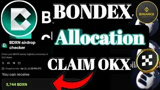 Bondex Allocation Update।Bondex Airdrop Eligible Update।BONDEX Airdrop 1Claim Update |Bondex Update