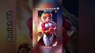 Angela tank build 💀 #shorts #mlbb #angela