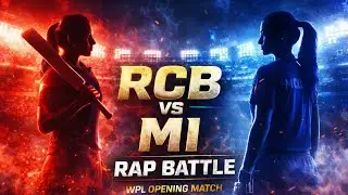RCB vs MI 🔥 WPL Opening Match Rap Battle | Women Power | Hardcore Anthem
