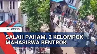 Kericuhan di Ambon! Dua Kelompok Mahasiswa Bentrok Hebat di Tengah Kampus