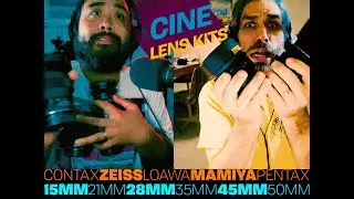 Whats In Our CINE Lens Kits? (Contax / Mamiya / Pentax / Loawa / Irix)