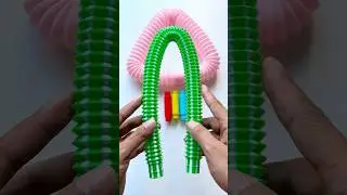 Creative Crunch POP-TUBE ASMR Sound Vibes #diy #satisfyingvideos #oddasmr #poptubesounds