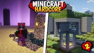 Minecraft Hardcore EP 2 &ndash; Iron Farm, Max Armor & Elytra 😳