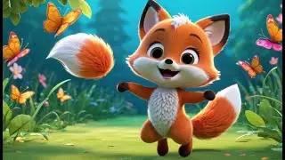 Where Did My Tail Go Baby Fox | English Nursery Rhyme | Kids Songs | Baby Music