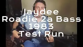 Jaydee Supernatural Roadie 2A Bass 1983 demo - Level 42 The Machine Stops