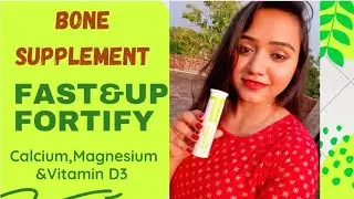 FAST&UP FORTIFY Calcium and Magnesium Supplement for Bone Health