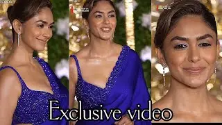 Mirnal thakur latest video at ramesh taurani's diwali party | actress edit | actress vertical 