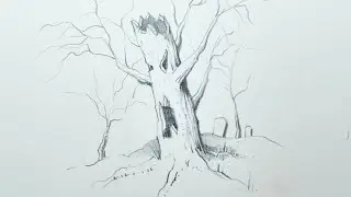 AVANZADOS 1 - ARBOL EMBRUJADO - TEXTURA - ILUMINACION - SOMBRA EQUILIBRIO - VALOR DE LINEA