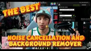 Mic noise & video background removal without green screen! NVIDIA Broadcast  3 years later - EN/TGL