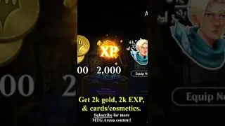 Use code COURIERBAT for free gold, EXP, & cosmetics! | MTG Arena tips | #shorts