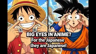 Why do Japanese anime characters have big eyes?
