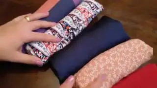 طى الايشاربات و الطرح بلفه ثابته و مظهر انيق .... فى الدرج