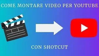 Come montare video per YouTube con Shotcut