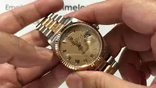 ROLEX DAYDATE TRIDOR 三色金 18039