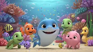 Baby Shark Doo Doo Doo🦈 | Fun Nursery Rhyme & Kids Song | Ocean Animals Song