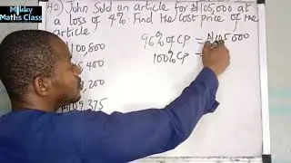 WAEC 2025 Mathematics |Question 42: How to find the cost price of an article| 