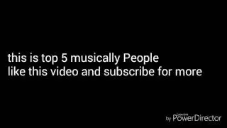 Top 5 musical.ly people