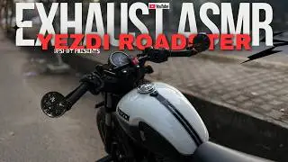 🔥 Brutal Yezdi Roadster Exhaust ASMR | Pure Sound 🎧
