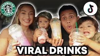 TRYING VIRAL TIK TOK STARBUCKS DRINKS
