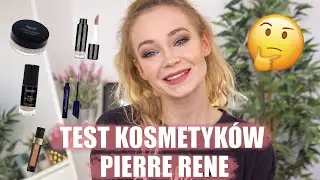 CAŁY MAKIJAŻ KOSMETYKAMI PIERRE RENE | 12H TEST + RECENZJA