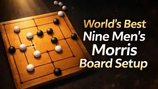 World's Best Nine Men's Morris Board Setup|EZR GAMING|#millsgame