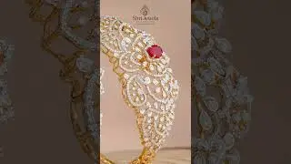 Regal Diamond Bangles with Ruby & Emerald | Shri Jewels Exclusive
