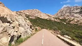 France Corse Route Calvi vers Gal&eacute;ria Gopro / France Corsica Road Calvi to Galeria Gopro