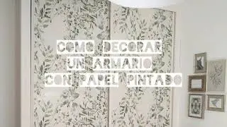 CÓMO DECORAR UN ARMARIO CON PAPEL PINTADO | FADRIQUE ATELIER VLOG