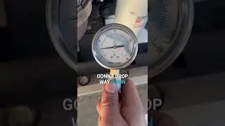 Fuel Transfer pressure testing regulator by blocking fuel flow 6V92