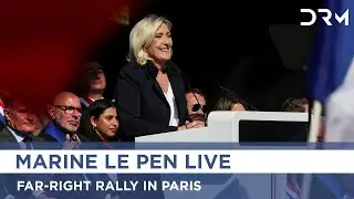 Marine Le Pen Speech LIVE: France&rsquo;s National Rally Protests | Far-Right Rally in Paris | AC1G