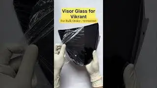Vikrant Bike Windshield | Unbreakable Visor Glass #automobile #bike #spareparts #bikerepair