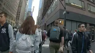Come Walk 🚶‍♂️ With Me In Manhattan New York City episode 01 --7th Avenue