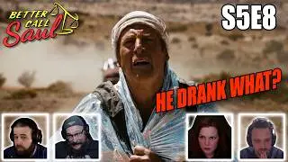HE ACTUALLY DRANK IT?! | Better Call Saul S5E8 