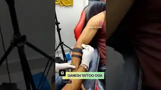 #ganesh tattoo Goa #belt #tattoo #name #tattoo #calangute #beach #goa