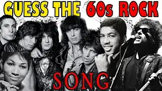 Guess the 60s Rock Song Quiz