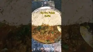No fry kofta|palakkofta|#food #recipe #winterrecipies #trending#shorts #healthy#palak