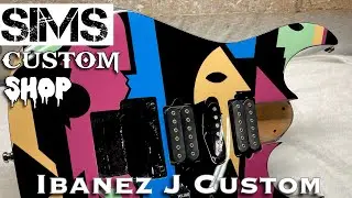 Ibanez RG 1680 J Custom John Petrucci JPM Graphics by Sims Guitar Refinishing