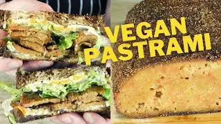 How to Make VEGAN Pastrami | Washed Flour Seitan Recipe