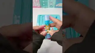 Unboxing cute blue stationary set #asmr #stationery #schoolsupplies #shorts
